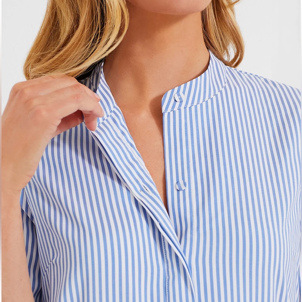 TUCKERNUCK Blue Stripe Royal Shirt Dress Various Sizes NEW - Picture 6 of 13